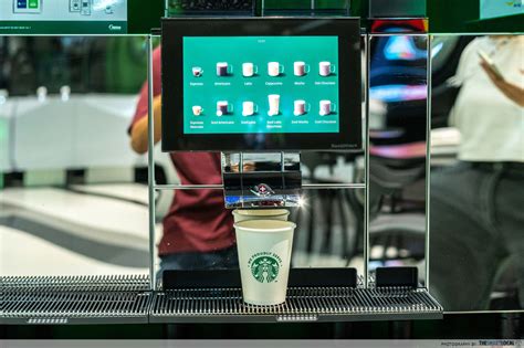 starbucks coffee vending machine.